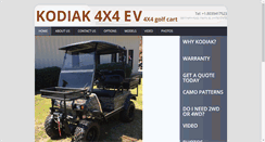 Desktop Screenshot of 4x4golfcart.com